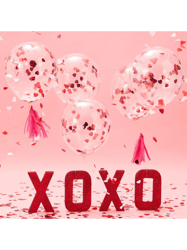 Ginger Ray VA-906 Be My Valentine Confetti Ballonnen main product photo