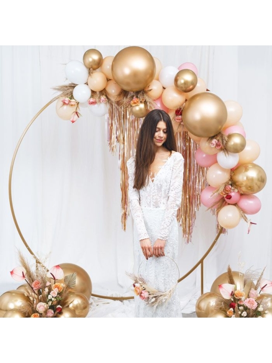 Gouden Backdrop Frame Cirkel, 2m main product photo