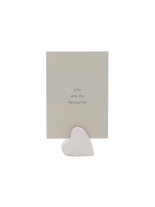Leeff 18874 Kaart houder Claire met kaart - You are my favourite Naturel main product photo