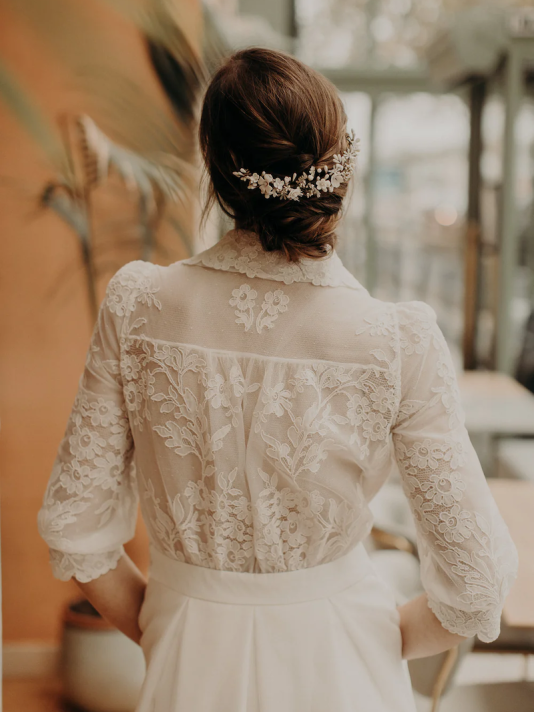 Lizeron Perrine Haarkam Wit main product photo