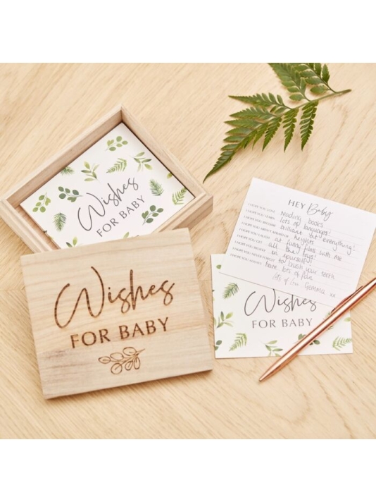 Ginger Ray Botanical Baby Shower Wenskaarten main product photo