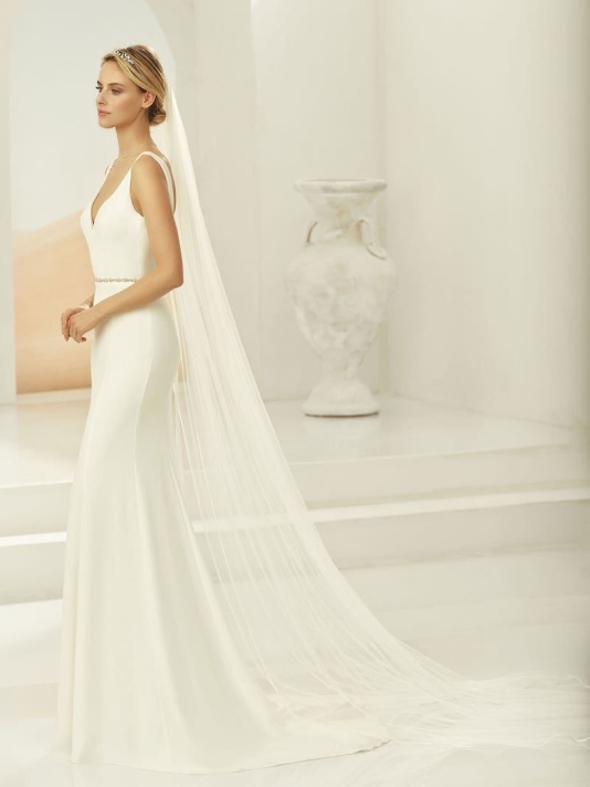 Bianco Evento S389 Sluier - 250 cm main product photo