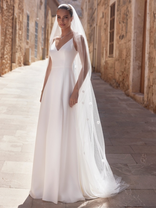 Bianco Evento S518 Sluier - 250 cm main product photo