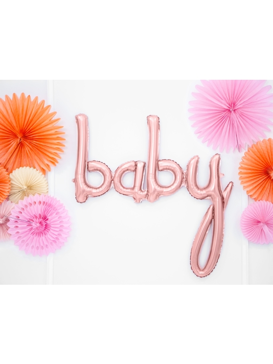 Folieballon Baby Roségoud (73cm) main product photo