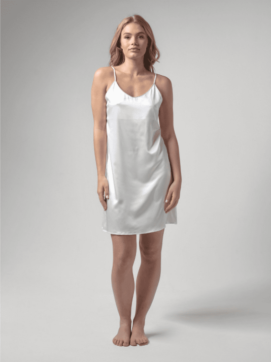 Poirier BN-725B Bride Nachtjapon Satijn Ivory