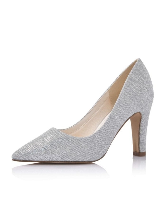 Rainbow Club Fera Zilver Metallic Bruidsschoenen main product photo