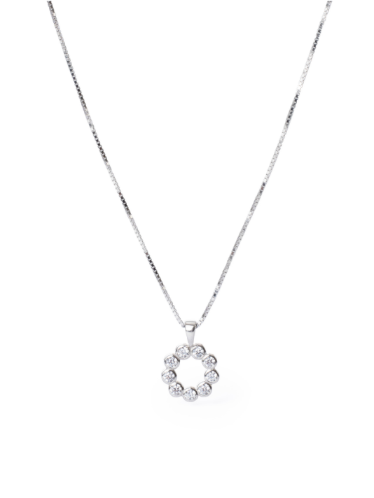 Abrazi Callie Ketting Zilver 50cm main product photo