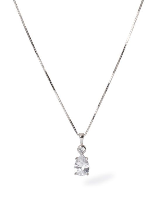 Abrazi Soraya Ketting Zilver 50cm main product photo