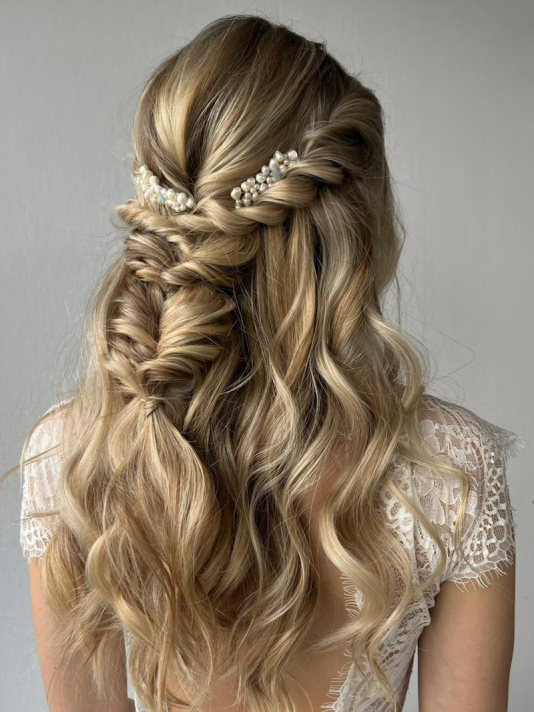 Sally Jane Bridal Jill Haarkam Goud main product photo