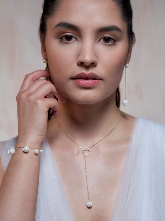 Poirier JS-005 Bruidssieraden Set Céline Goud main product photo