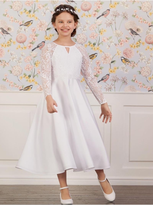 LILLY 08-1109-WH Communie Jurk main product photo