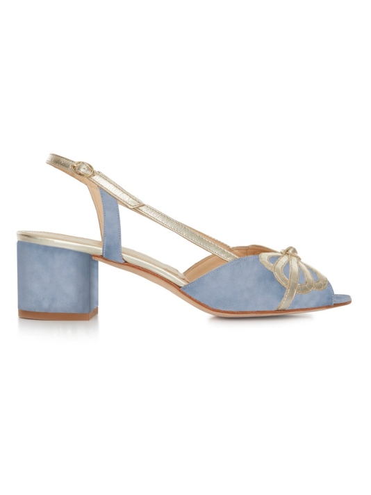 Rachel Simpson Kitty Blauw Bruidsschoenen main product photo