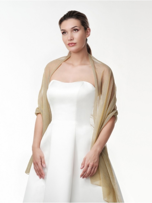 Poirier S143 Sjaal Goud main product photo