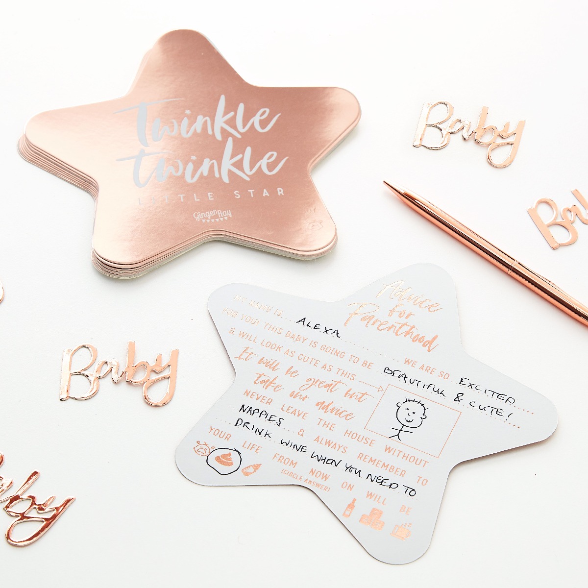 Ginger Ray TW 812 Twinkle Twinkle Invulkaarten