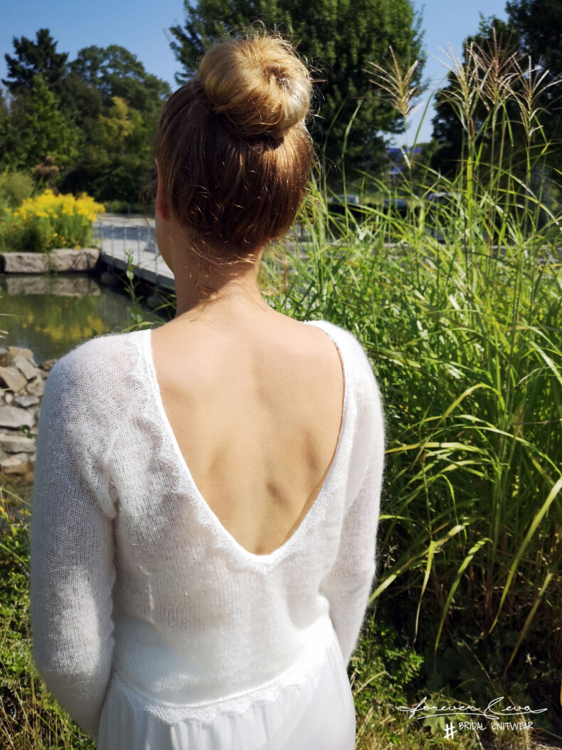 Forever Eva Bruidstrui met kant P5301 | Maat XL