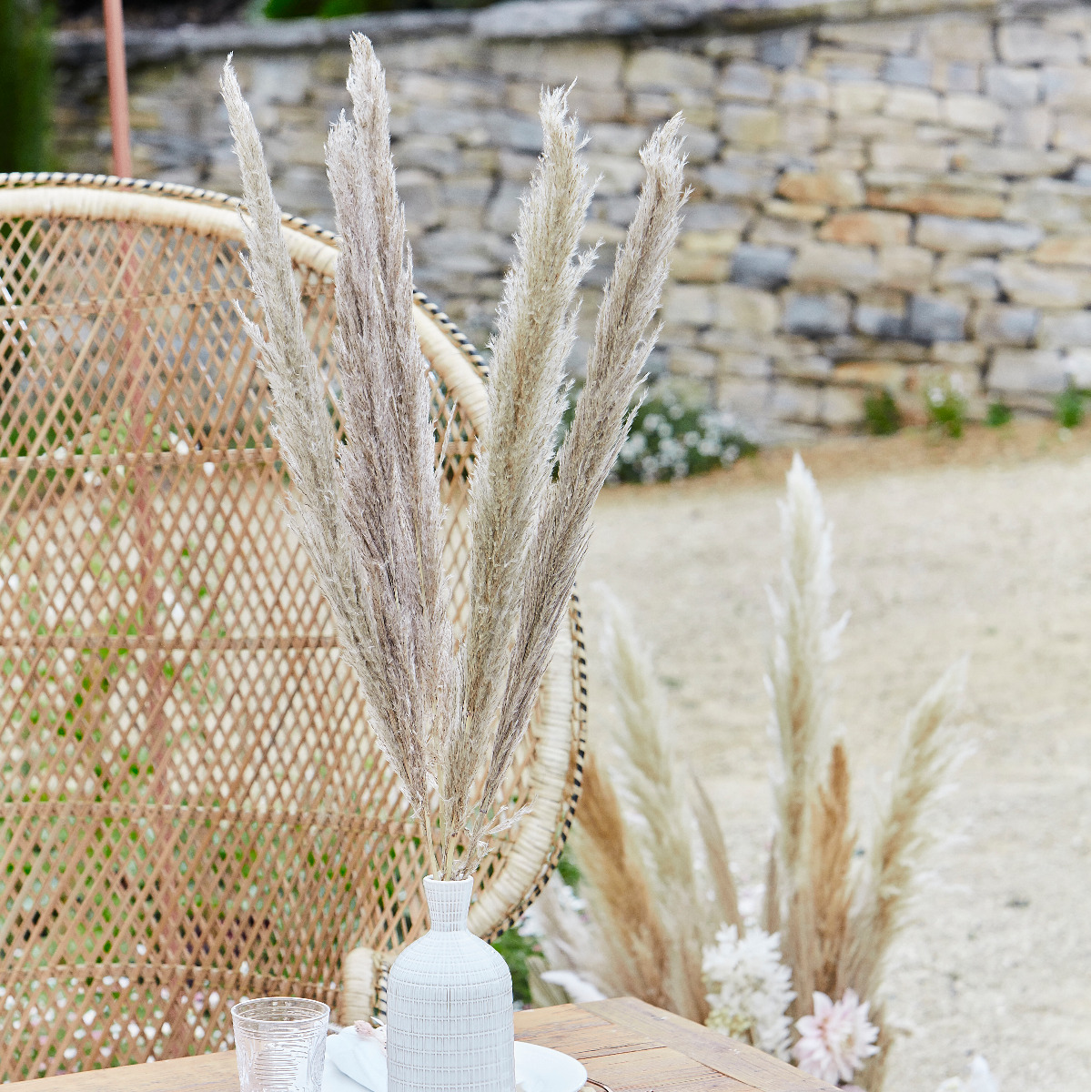 Ginger Ray PAM-531 Pampas Grass Natural