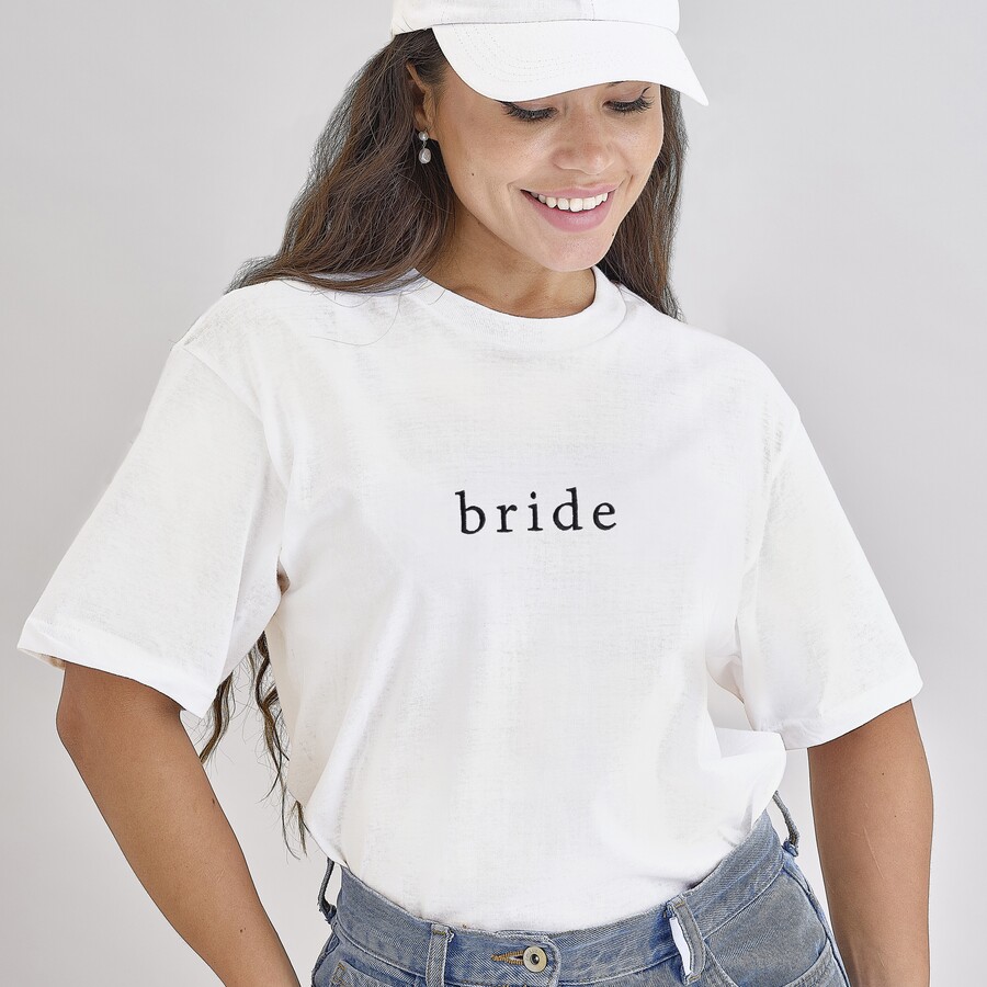 Ginger Ray Ginger Team Bride T-shirt Wit | Maat: M