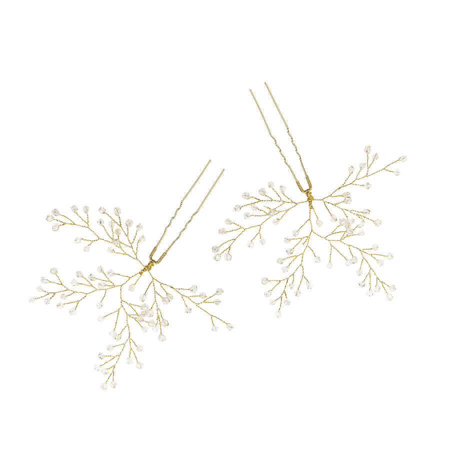 Abrazi Georgie Haarspelden Goud