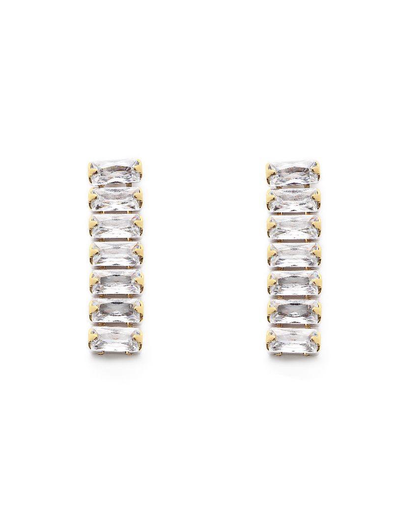 Abrazi Baguette Oorbellen