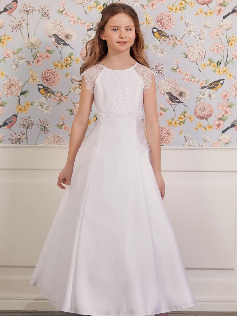 LILLY 08 1107 WH Communie Jurk | Maat 152