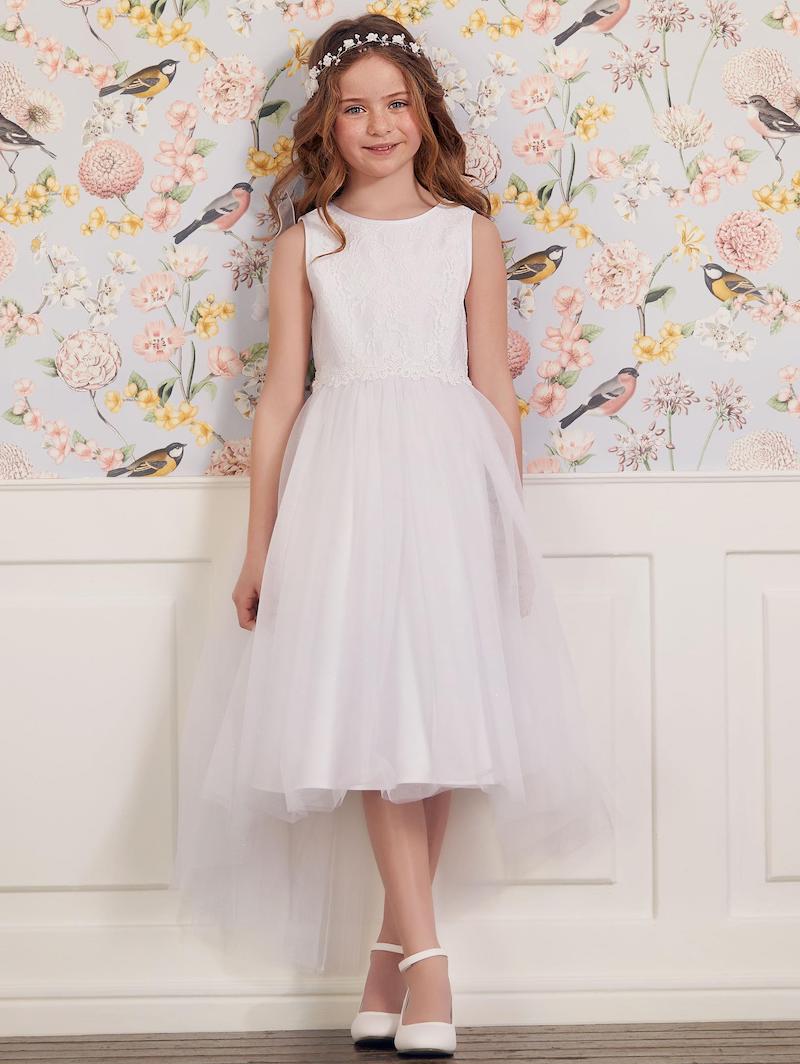 LILLY 08 1108 WH Communie Jurk | Maat 128