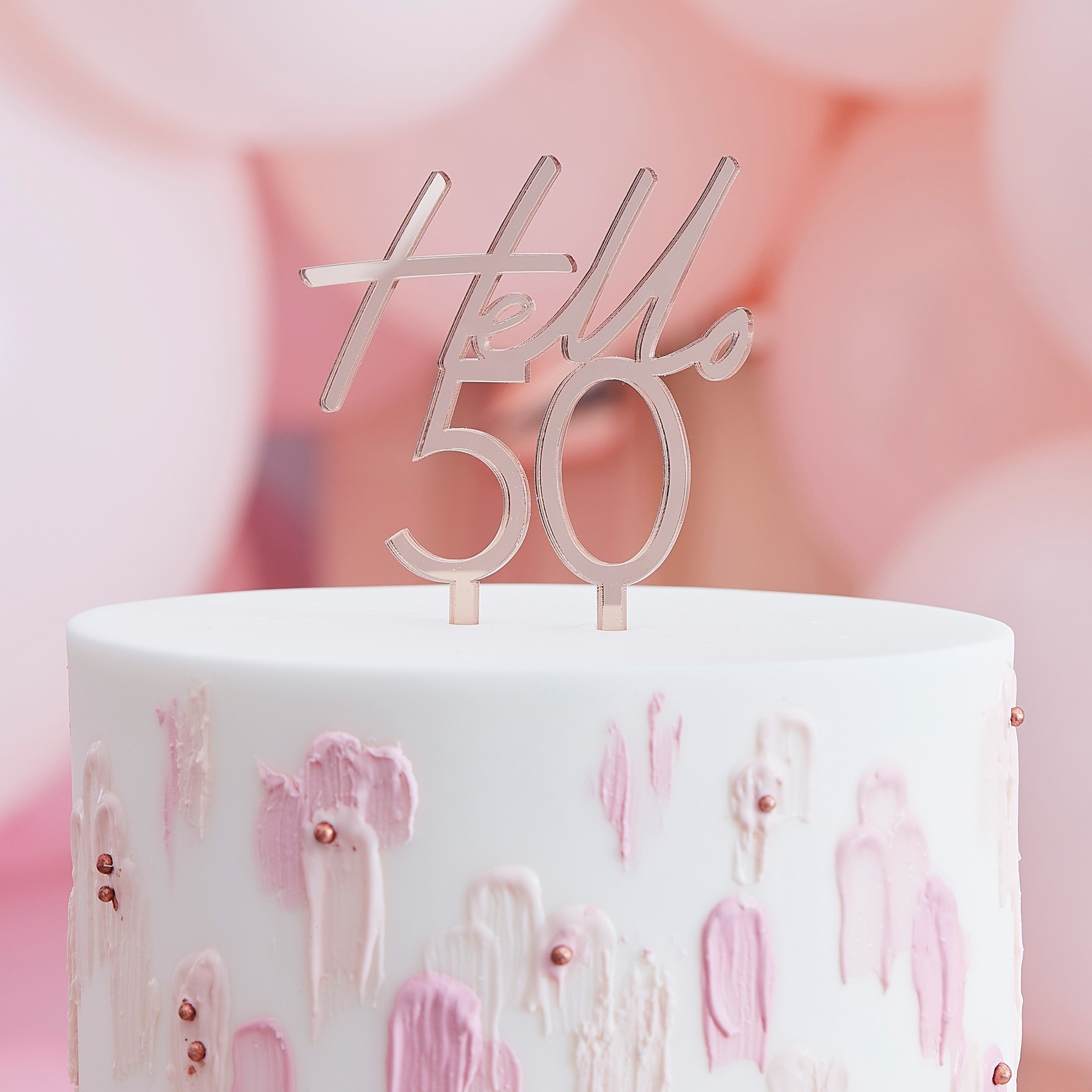 Ginger Ray 'Hello 50' Taarttopper