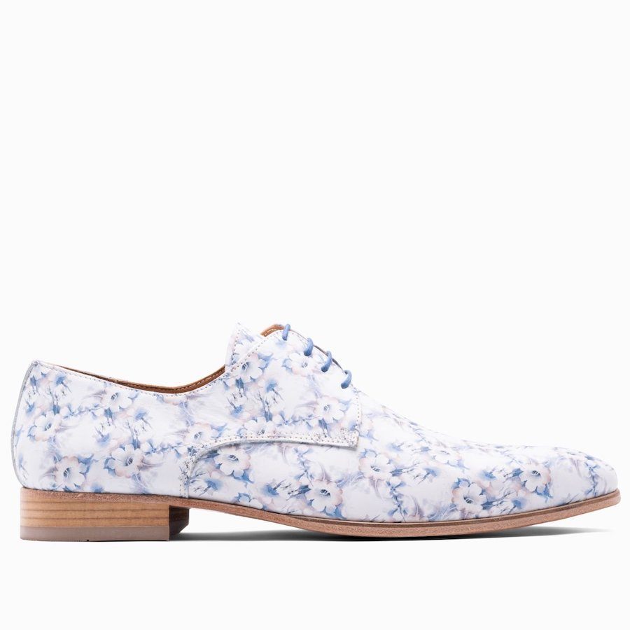 Paulo Bellini Carbonia White Blue Trouwschoenen | Maat 45