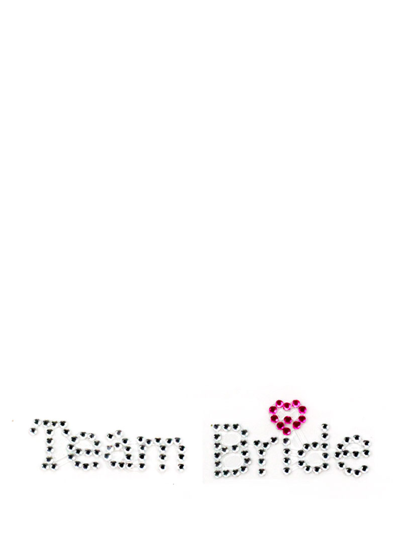 The Beautiful Bride Shop Team Bride Sticker