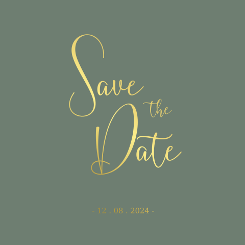 Save The Date Kaart